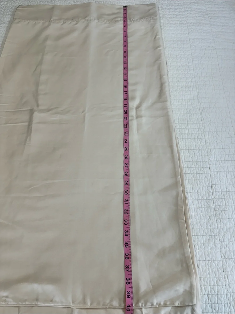 Sleep Number Lot of 3 King Sized Neutral Cream Pillowcase Soft Satin Finish